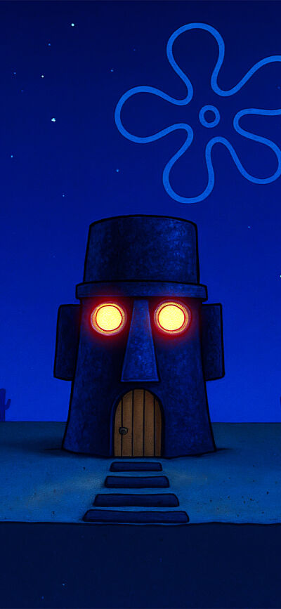 Spongebob matching wallpaper iPhone 4K