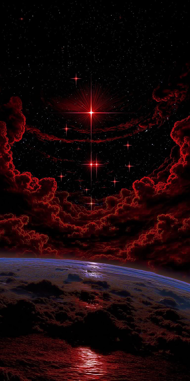 Red Nebula wallpaper for Phone HD