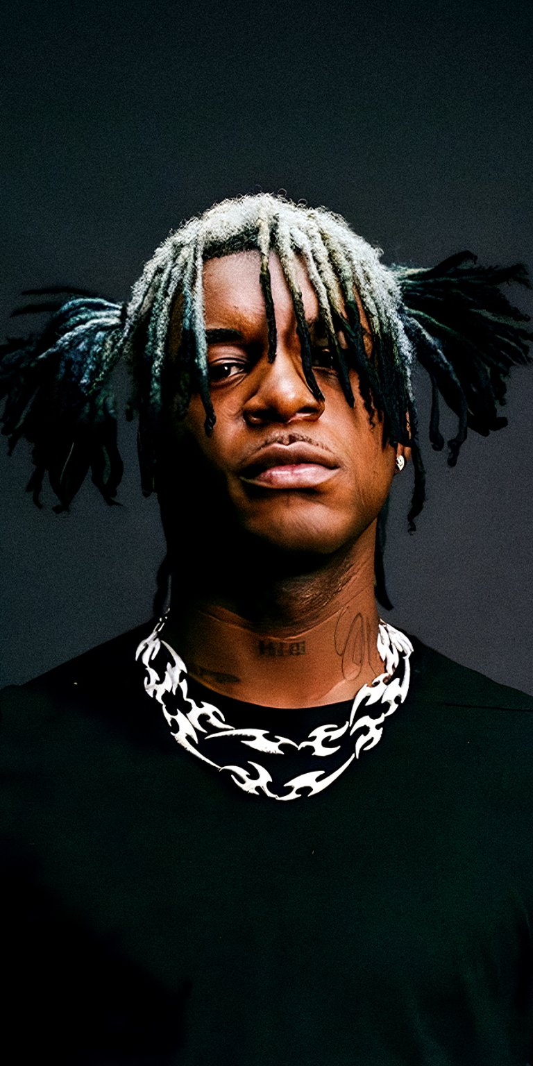 Ken Carson portrait black background wallpaper