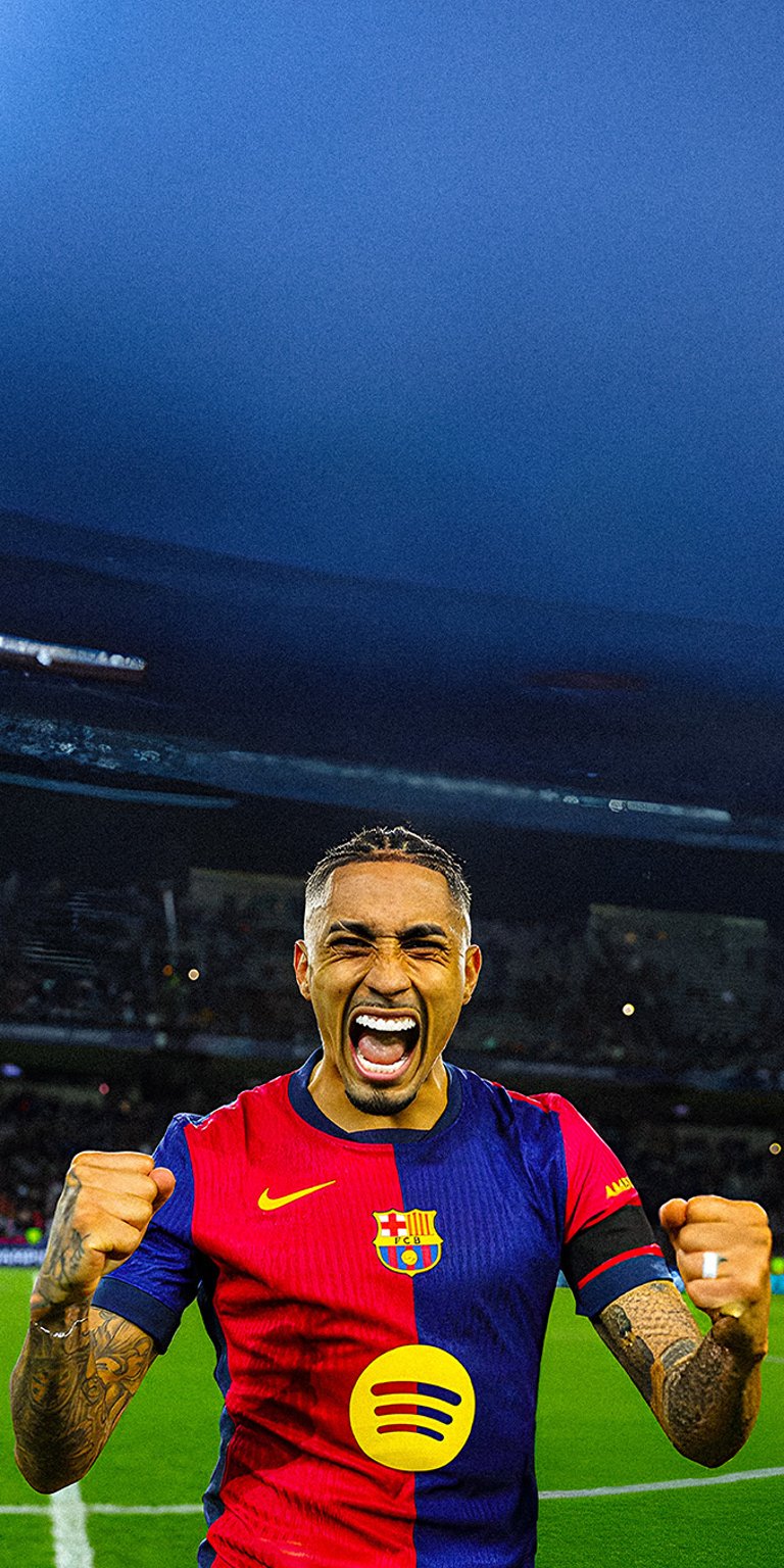 Raphinha celebrates wallpaper for mobile