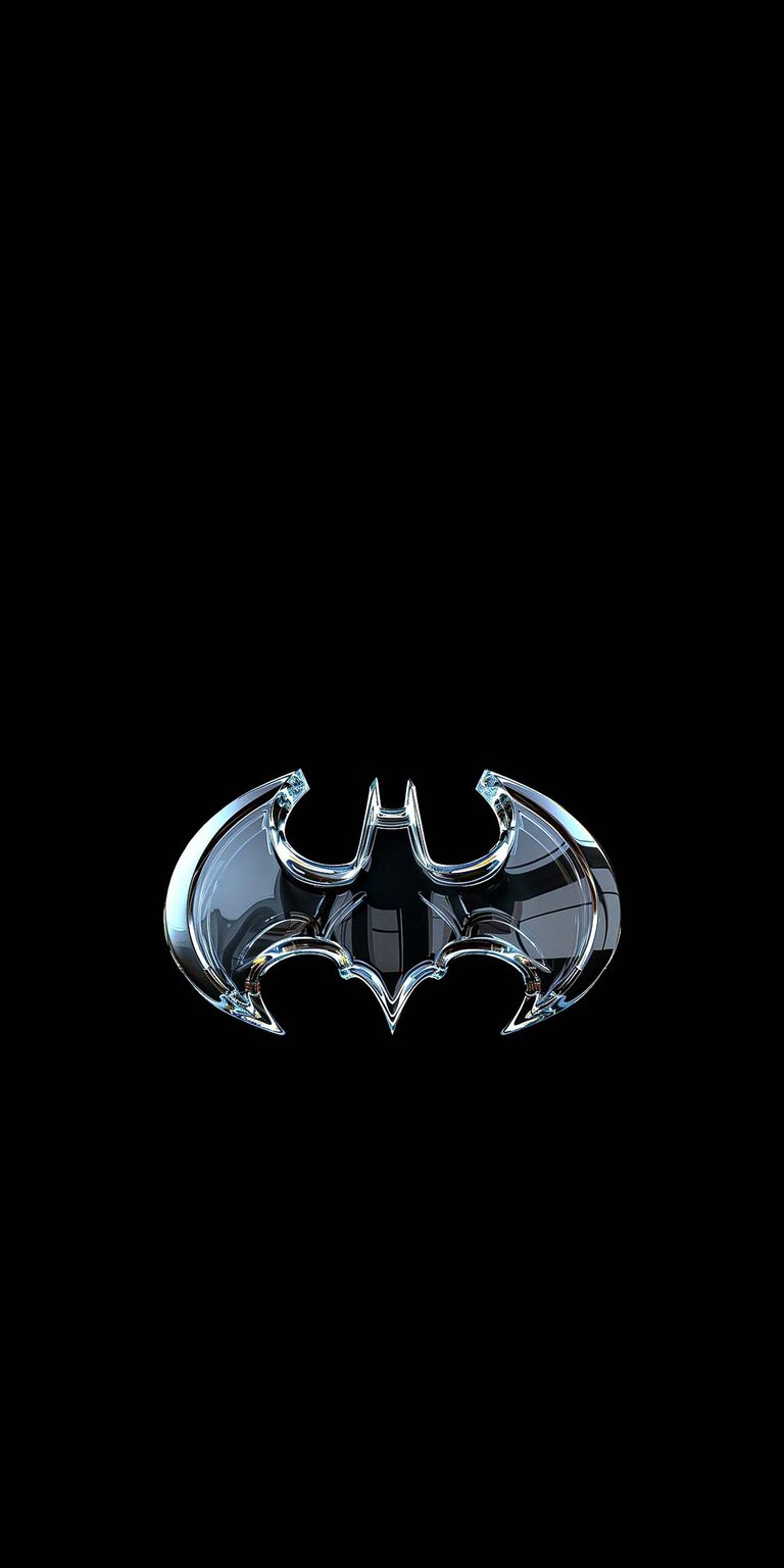 Batman logo crystal wallpaper for iPhone