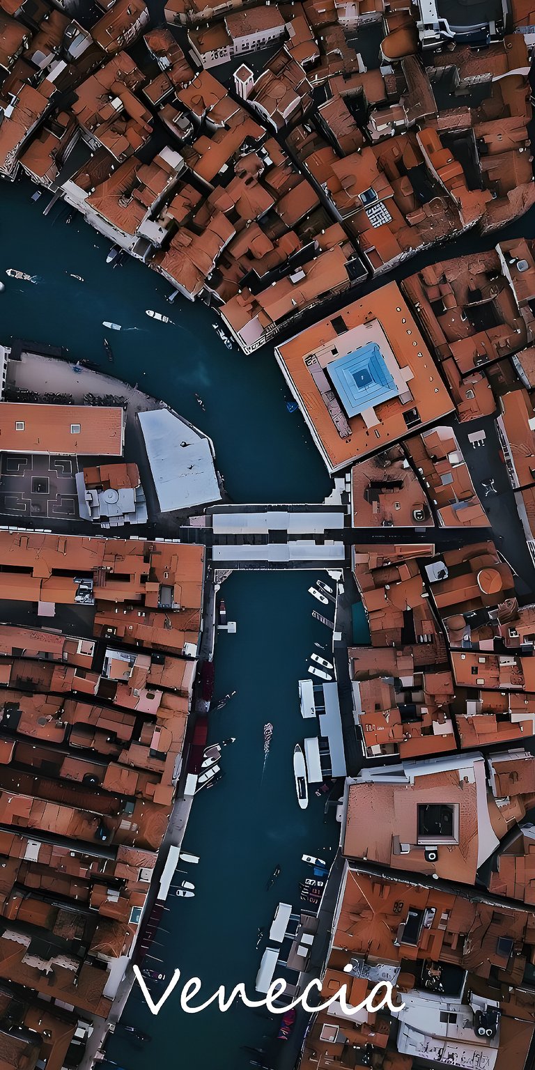 Venecia bird's eye view mobile wallpaper 4k iPhone