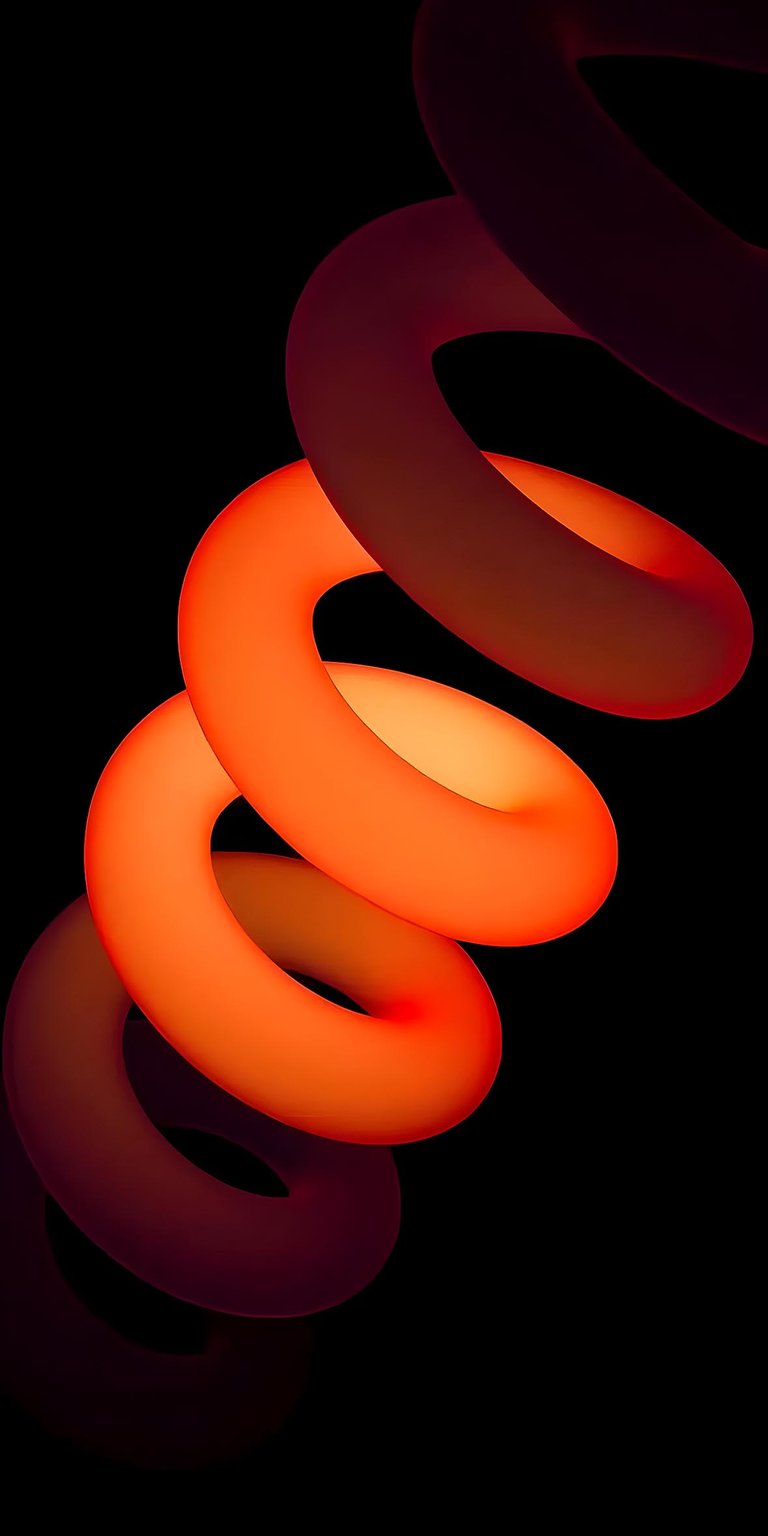 Abstract spiral wallpaper iPhone 4K