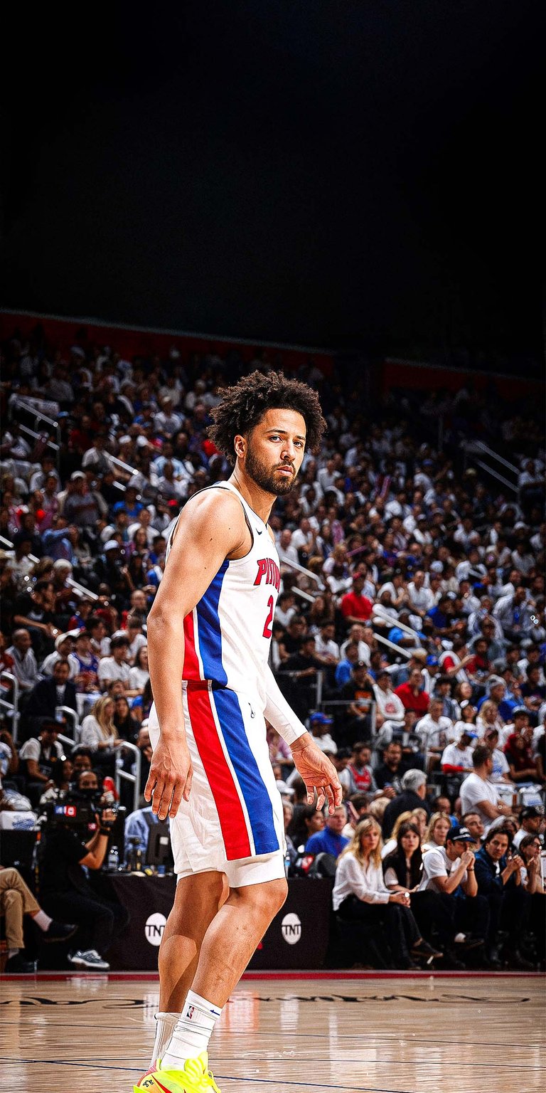 Cade Cunningham #2 of the Detroit Pistons iPhone Wallpaper