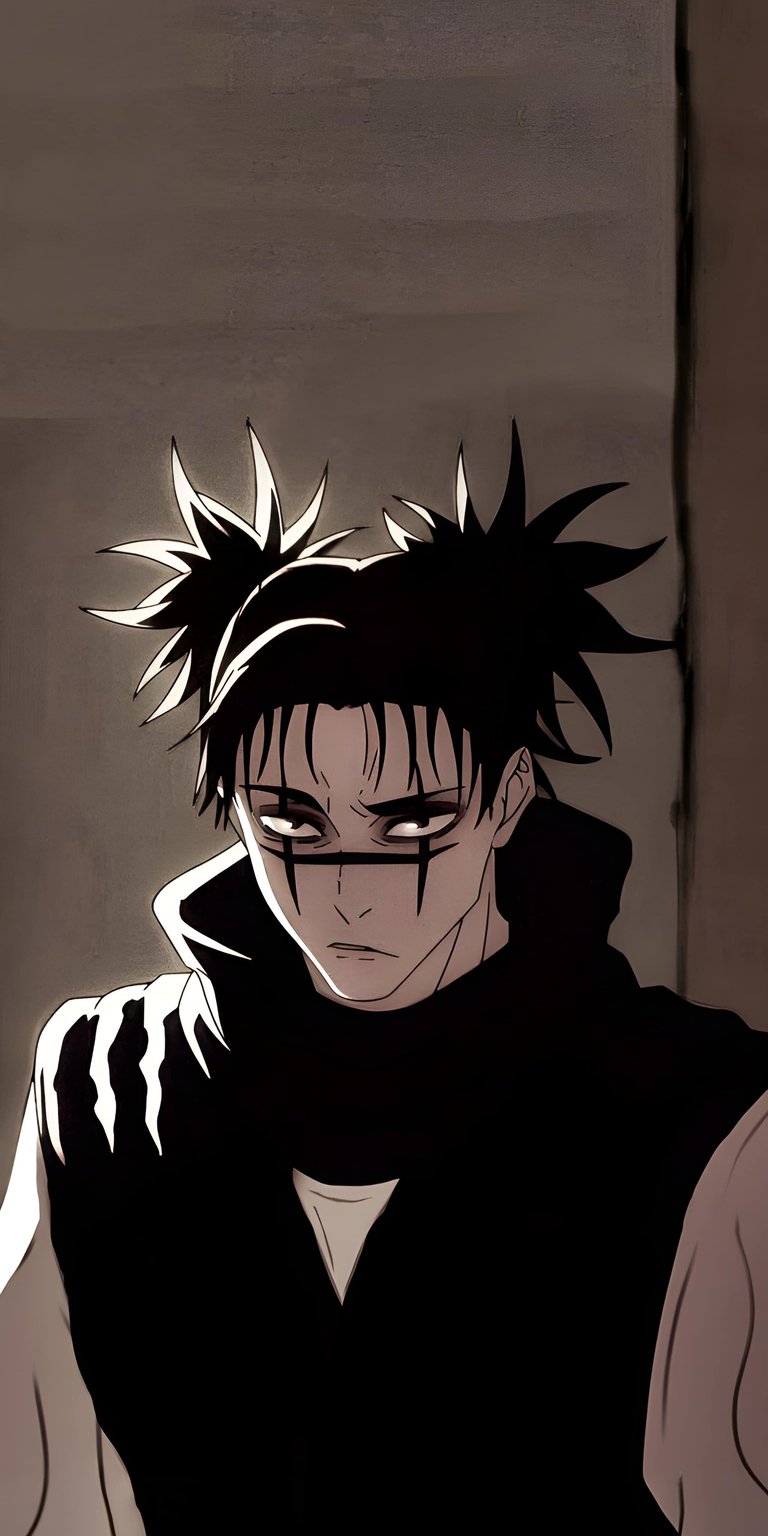 This Choso Jujutsu Kaisen 4K static wallpaper captures an intense, moody look for your iPhone. Featuring high-contrast lighting and his iconic facial markings, these aesthetic wallpapers add a dark, cinematic edge to any screen.