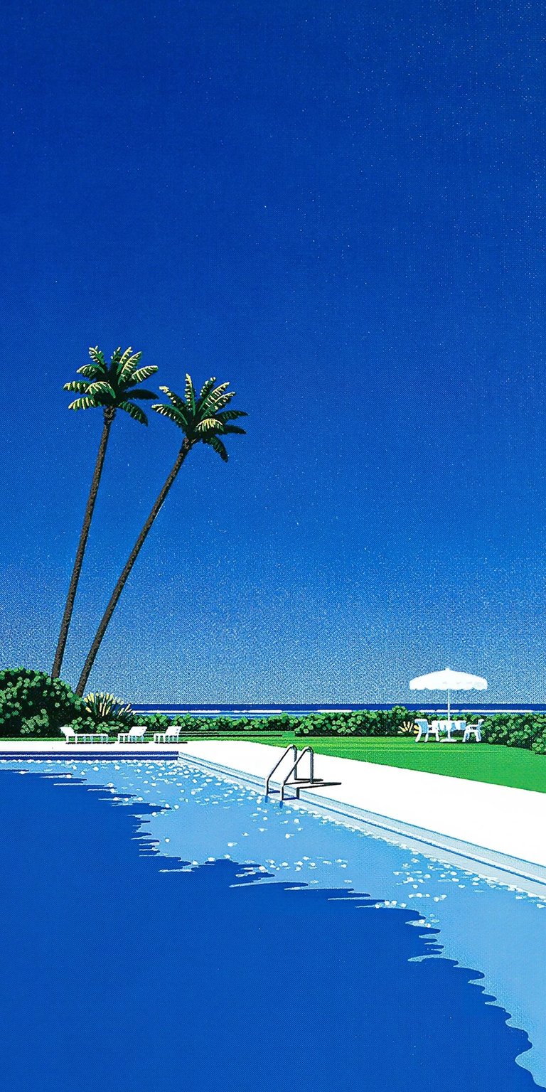 This artwork is a painting by the renowned Japanese illustrator Hiroshi Nagai in crisp and clear HD quality