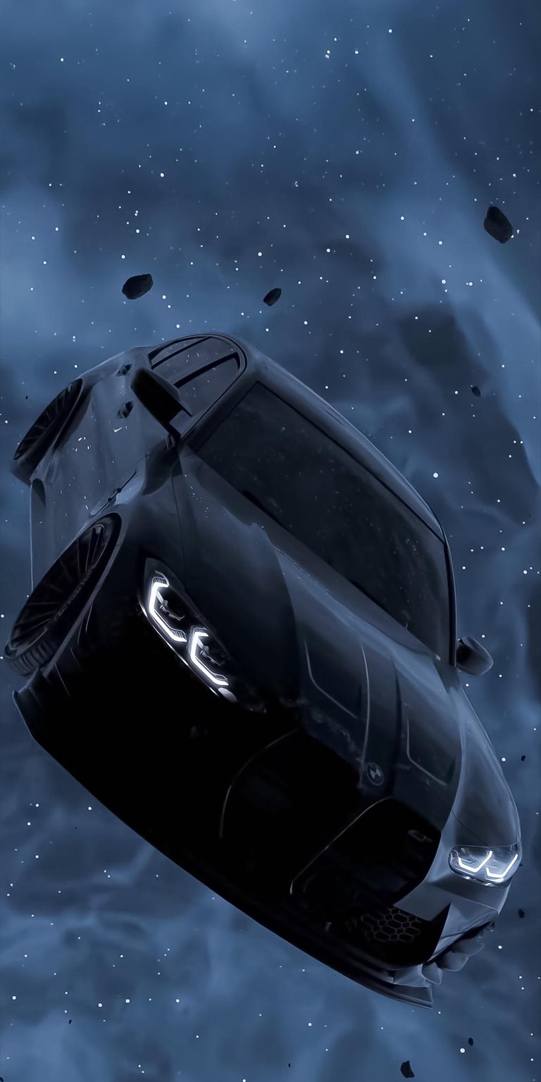 BMW M3 in space wallpaper iPhone 4K