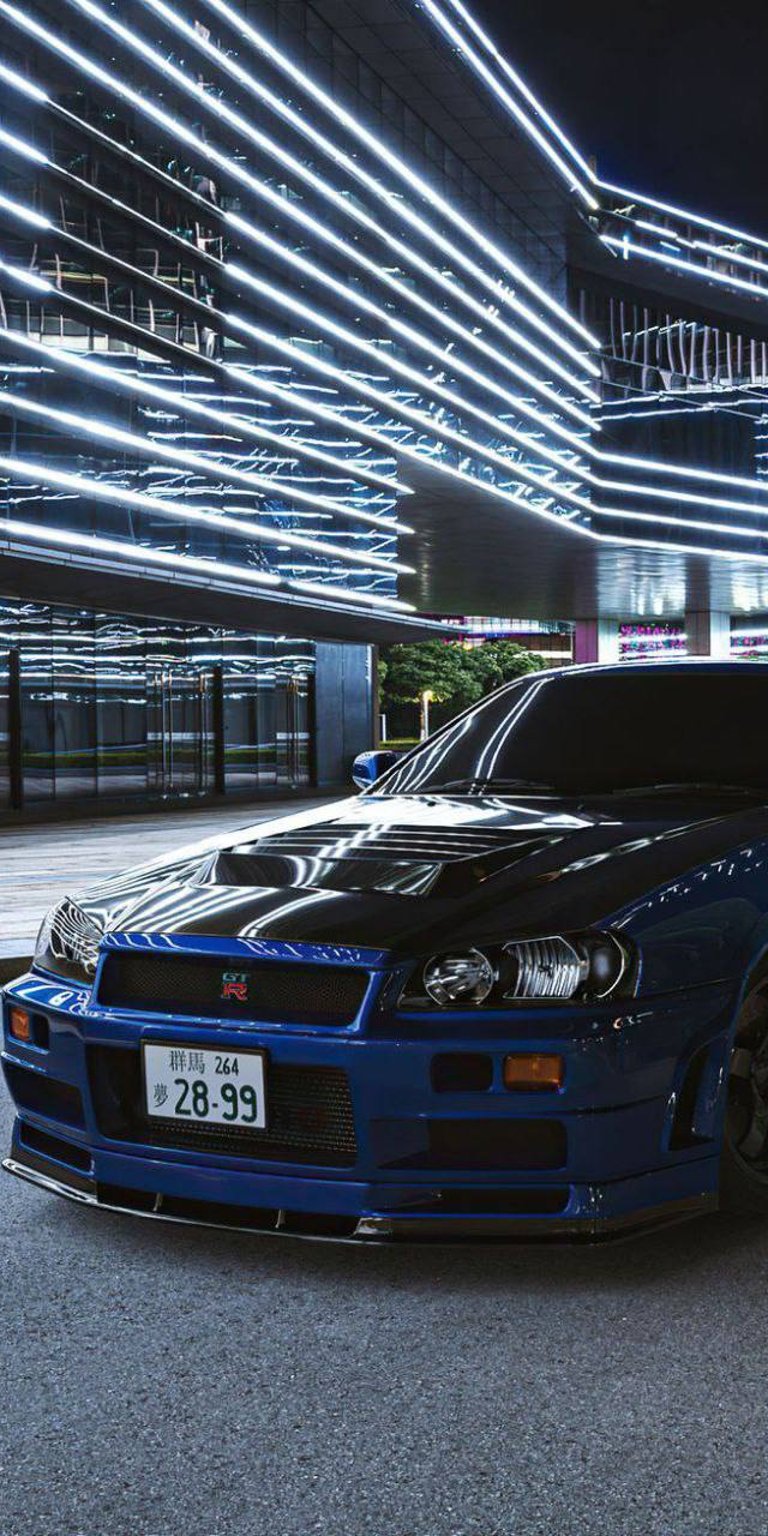 Skyline R34 wallpaper iPhone