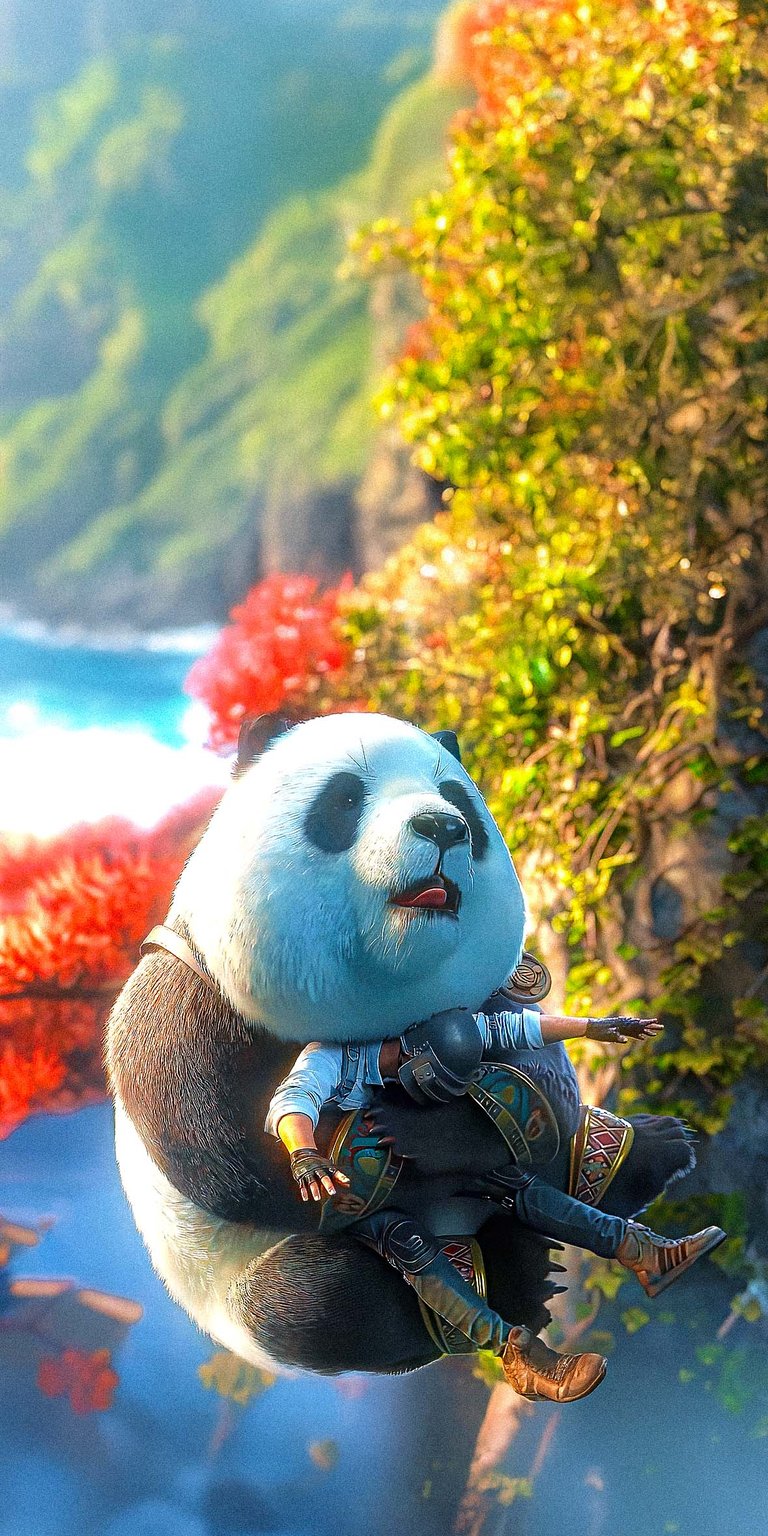 PUBG Kung Fu Panda Wallpaper for iPhone