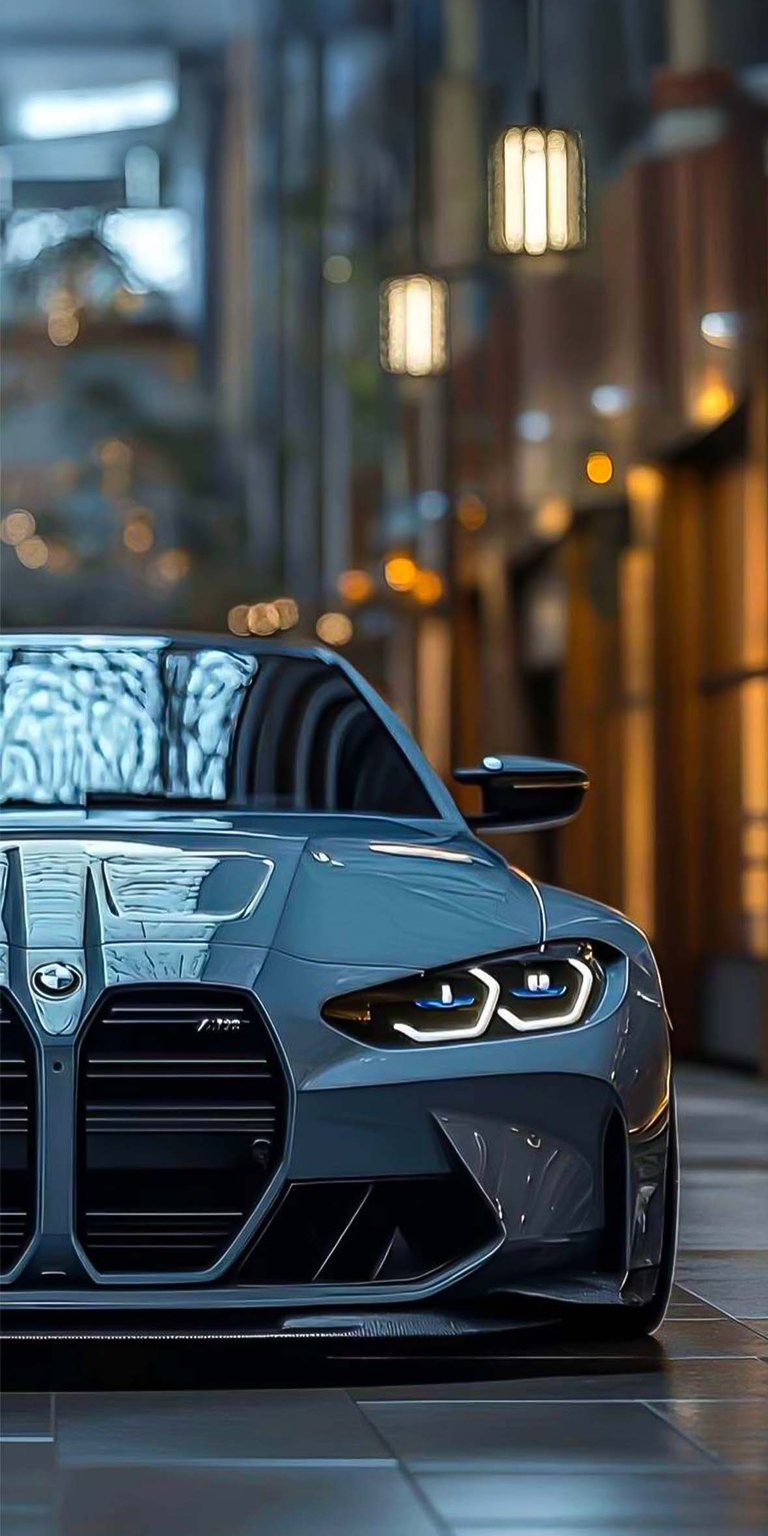 BMW M3 Blue Wallpaper for iPhone