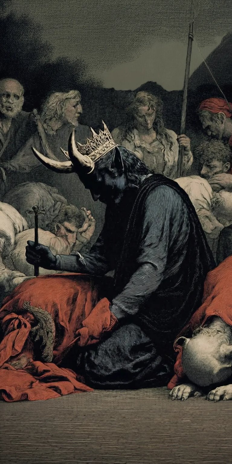 Devil dark iOS wallpaper 4K