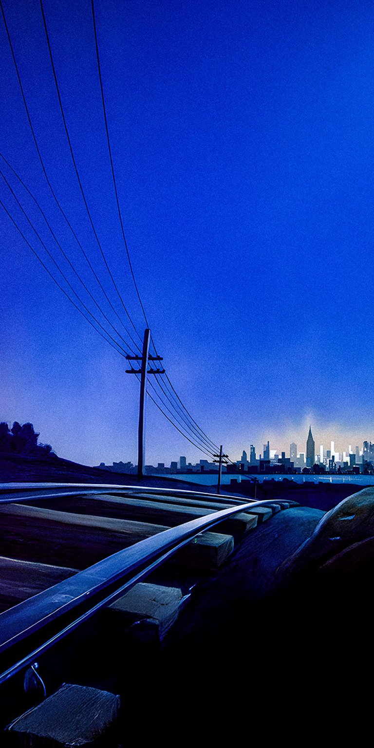 Nostalgia railway wallpaper for iPhone