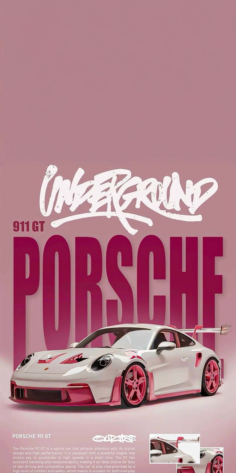 Underground Porsche 911 GT wallpaper iPhone