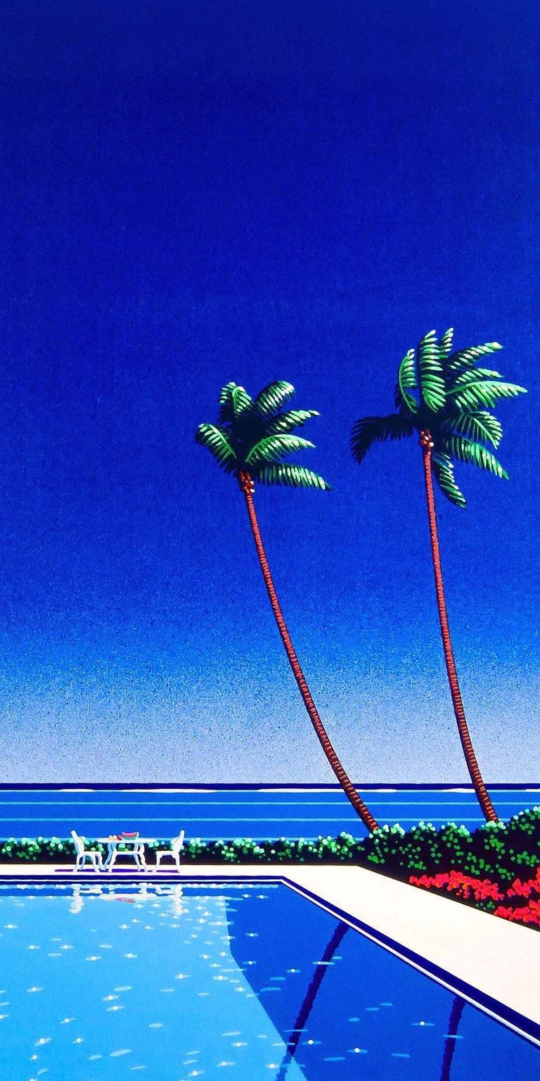 Pool and beach wallpaper iPhone