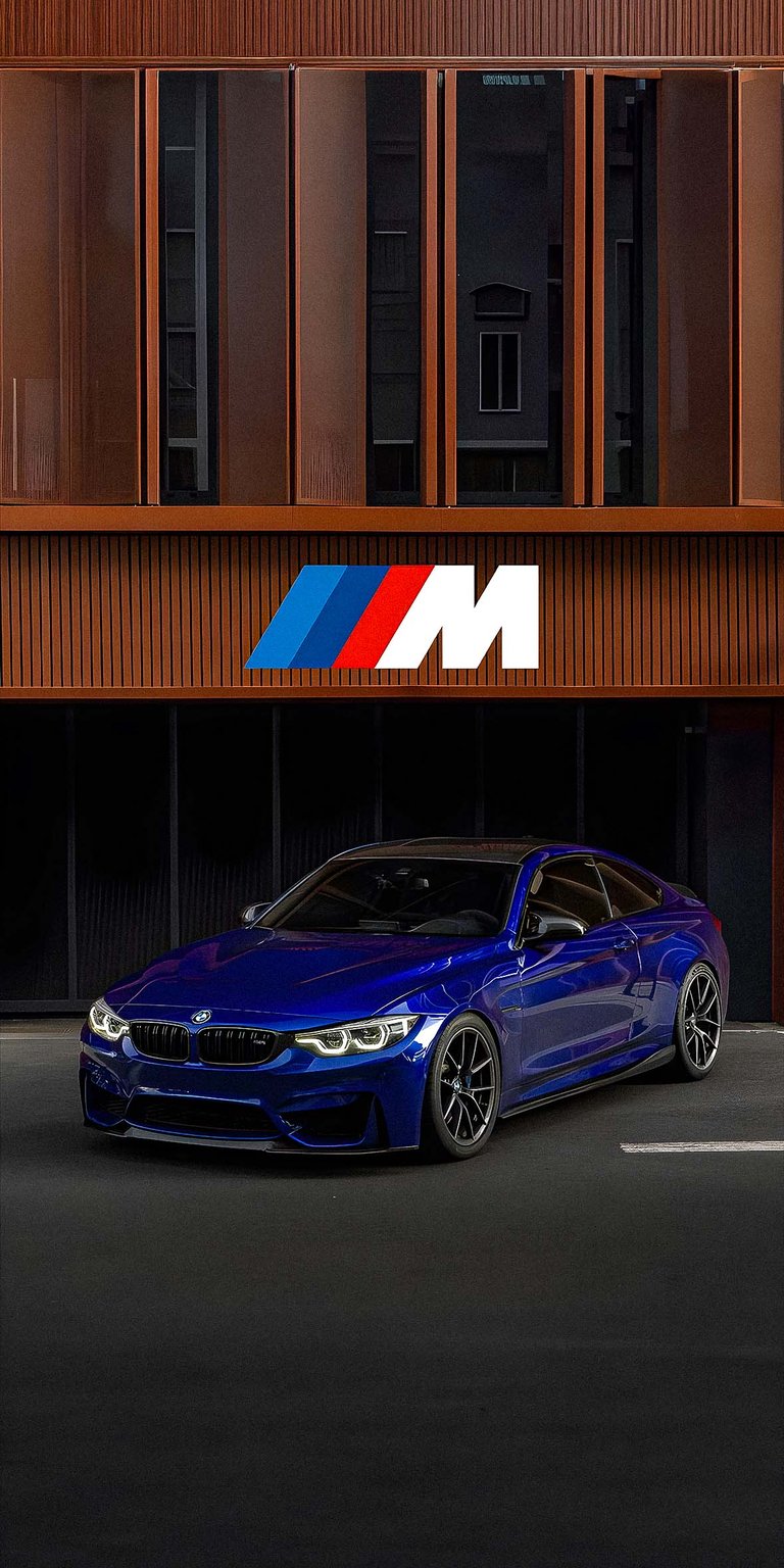 M4 CS Blue Wallpaper iPhone HD