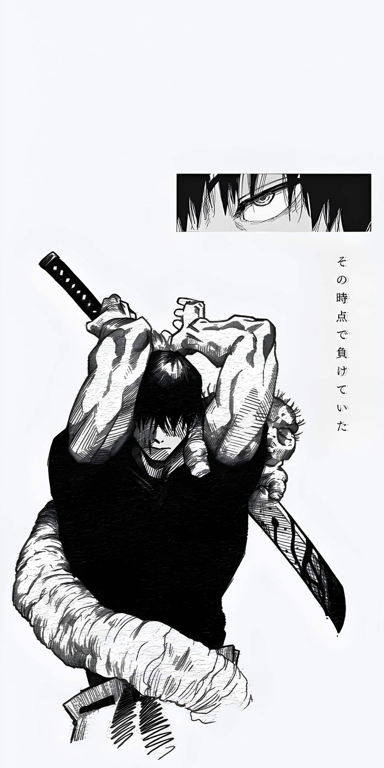 This awesome Yuta Okkotsu wallpaper is available in stunning 4K for your iPhone, showcasing his sword dripping with blood, bandaged arms, and intense stare. Get this amazing wallpaper today!