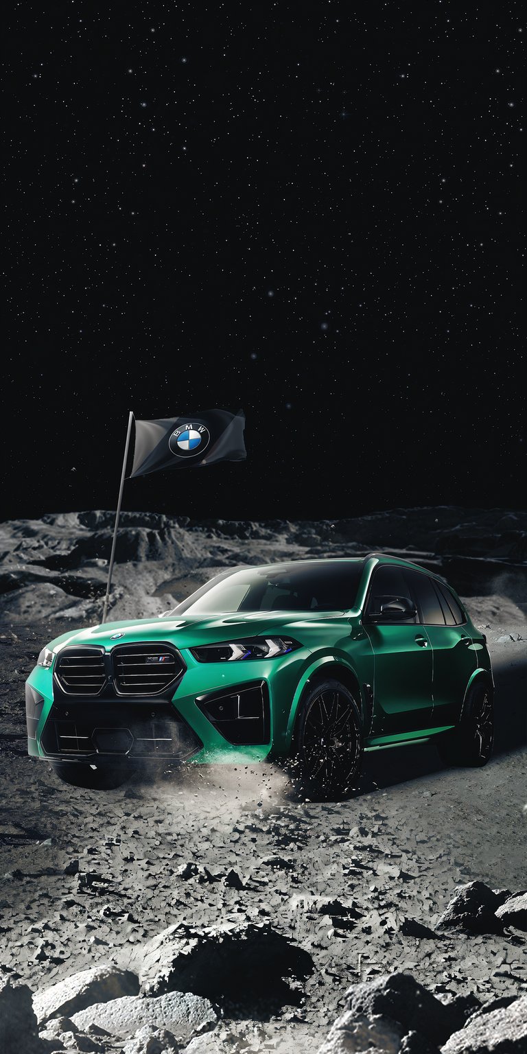 X5 in space wallpaper iPhone HD
