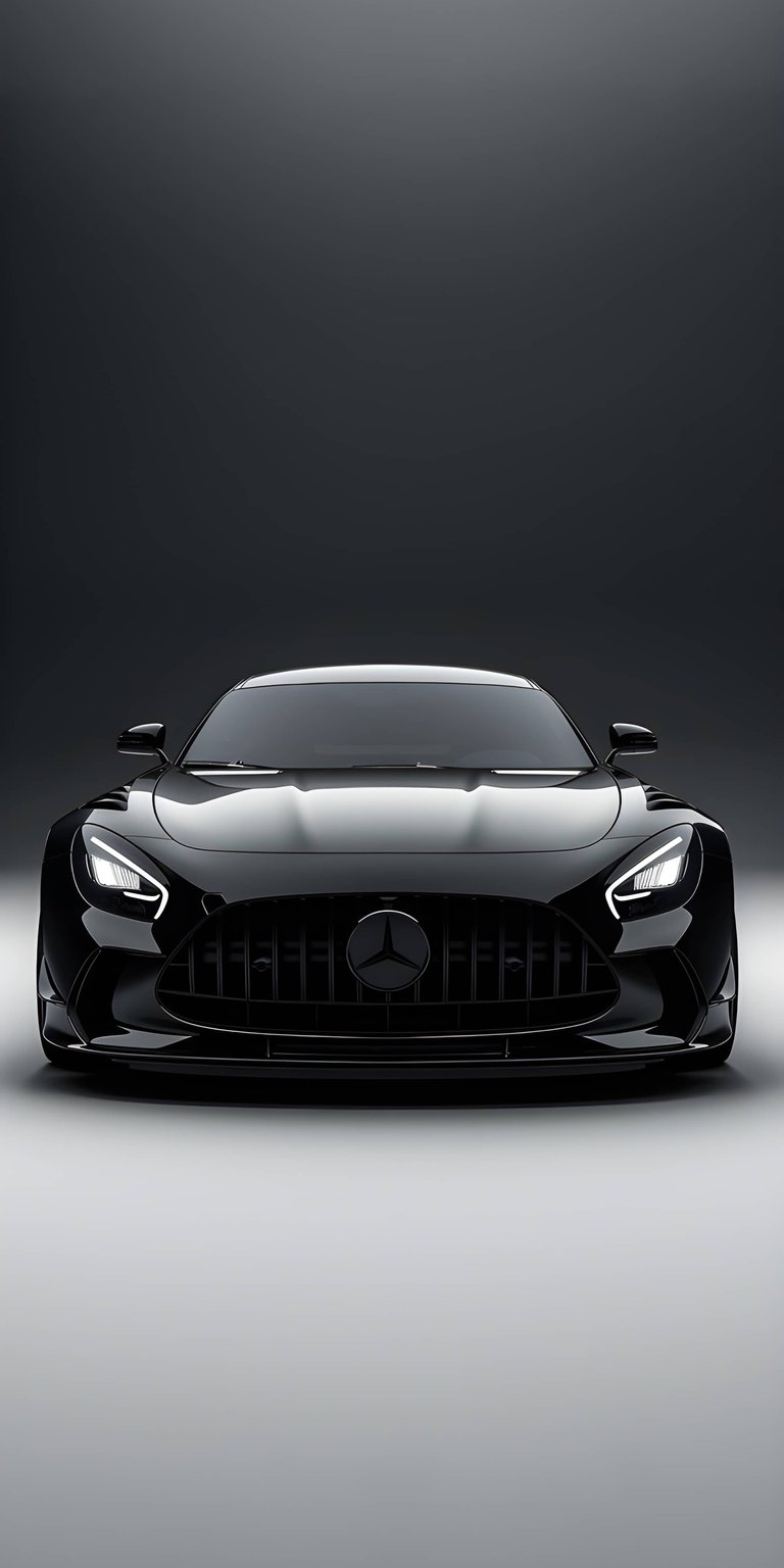 Featuring a front-profile view of a Mercedes-AMG, this OLED / AMOLED wallpaper utilizes deep blacks to make the car pop. This wallpaper is optimized for high-contrast iPhone displays.