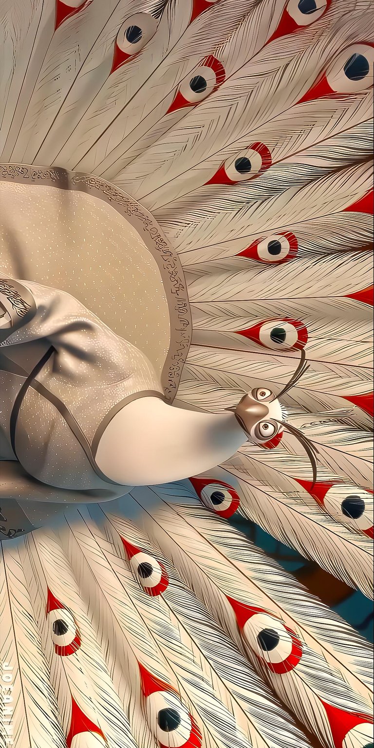 Kung Fu Panda Master Shen wallpaper iPhone HD