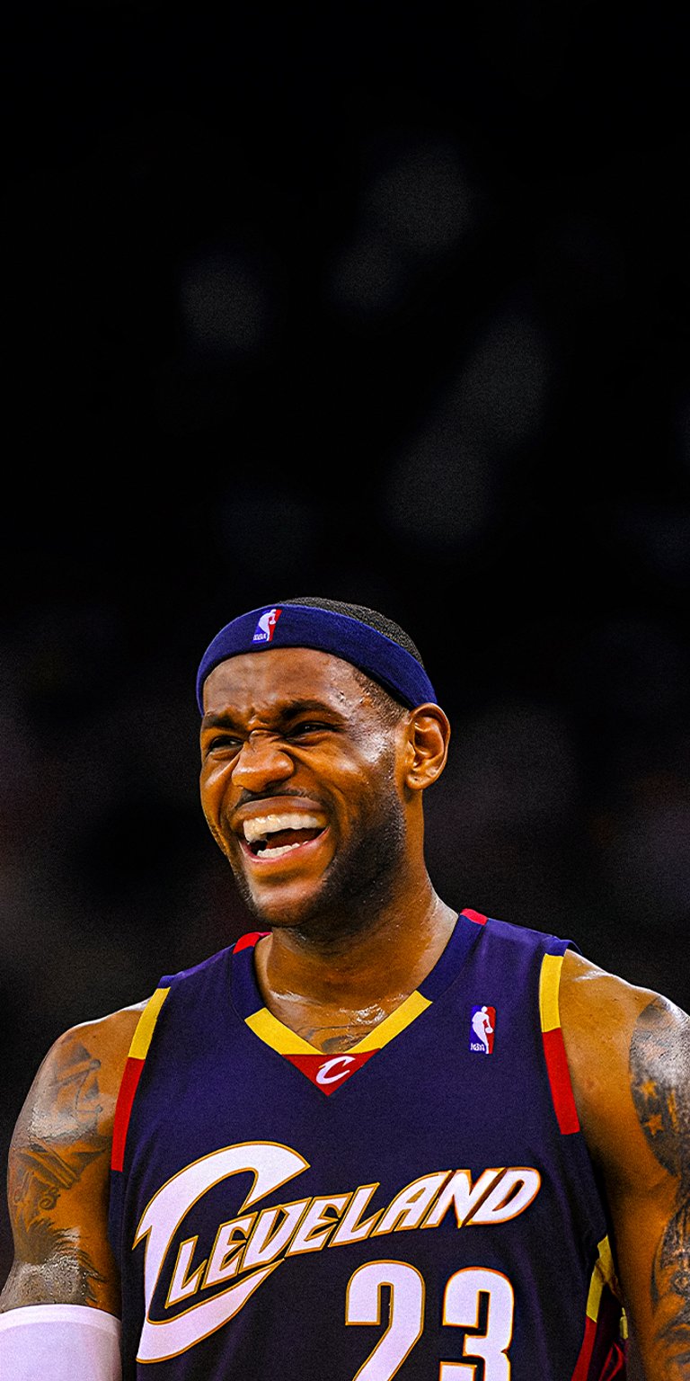 LeBron James laughing wallpaper for mobile