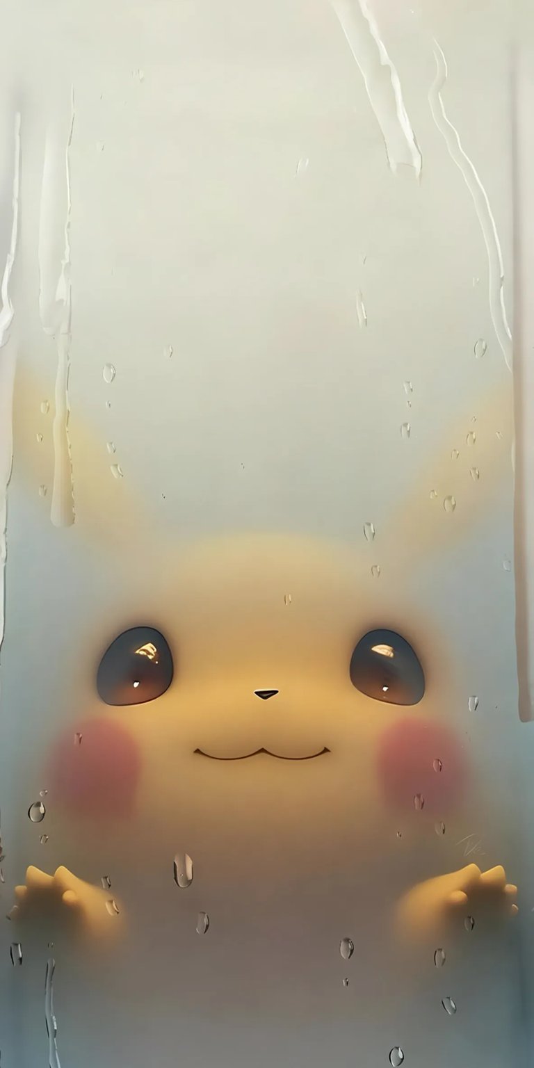 Pikachu mist glass iPhone wallpaper HD