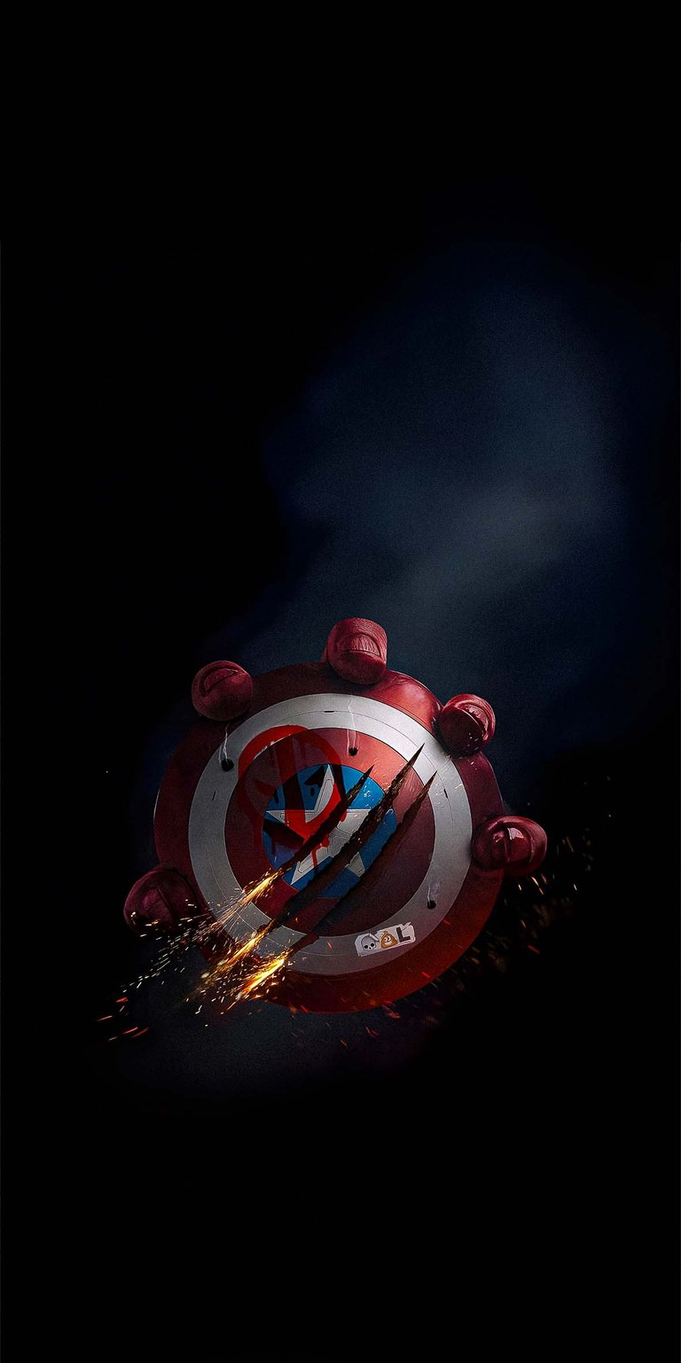 Captain America vs Red Hulk Wallpaper