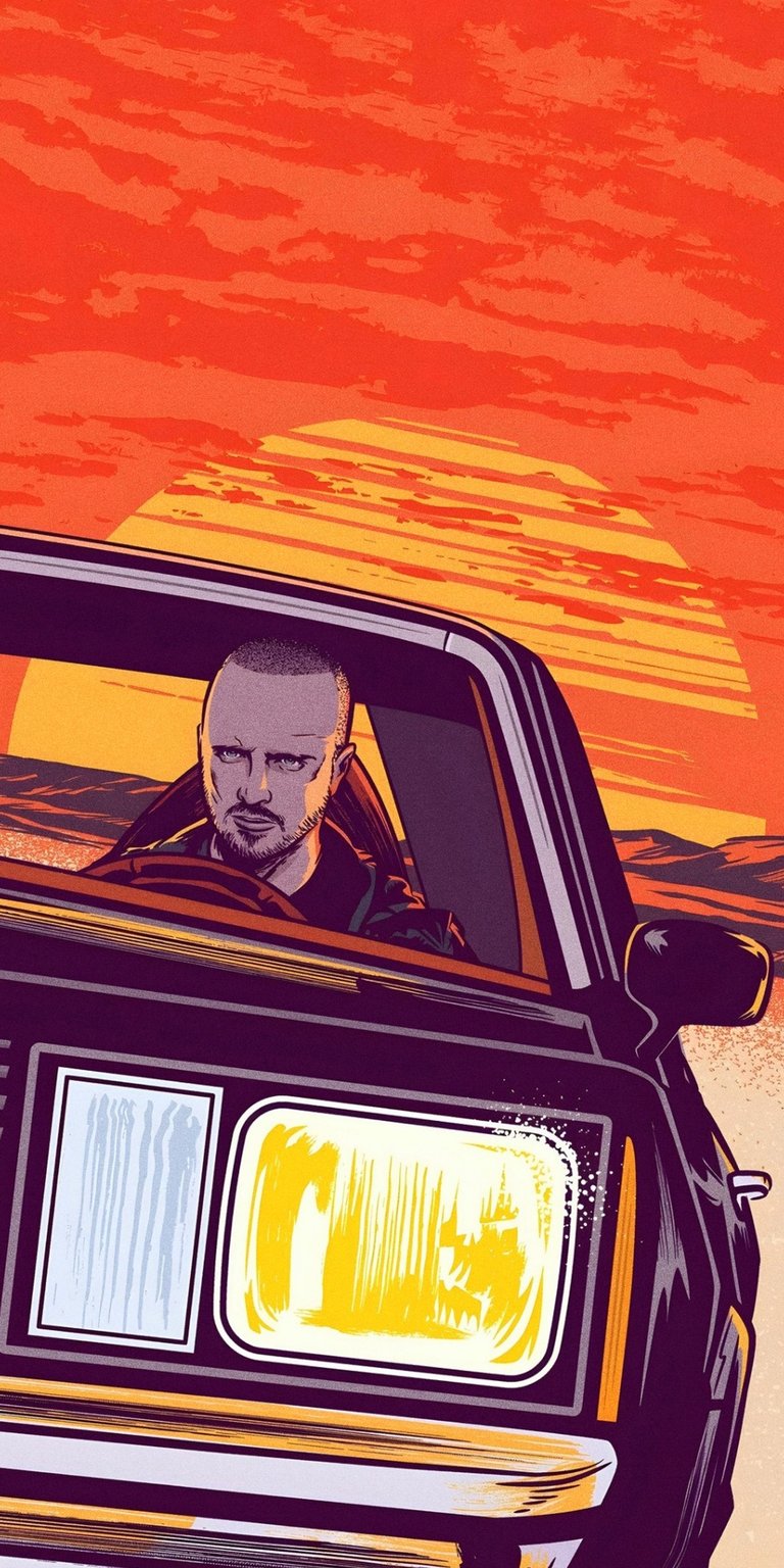 Jesse Pinkman illustration wallpaper