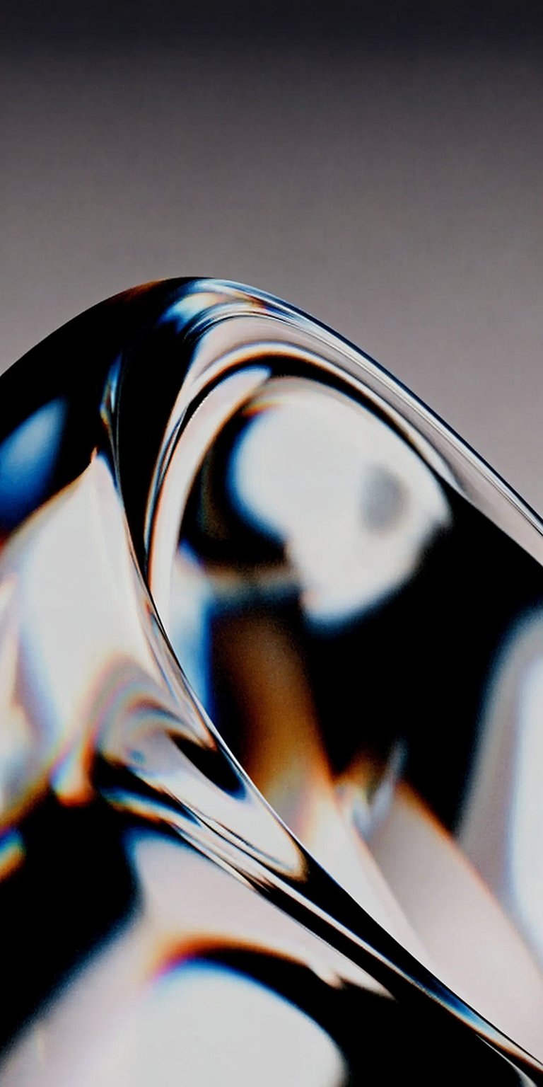 Elevate your iPhone with this stunning abstract 4K wallpaper. The design features flowing lines of chrome and bursts of blue, offering a sleek and modern wallpaper choice for your device.