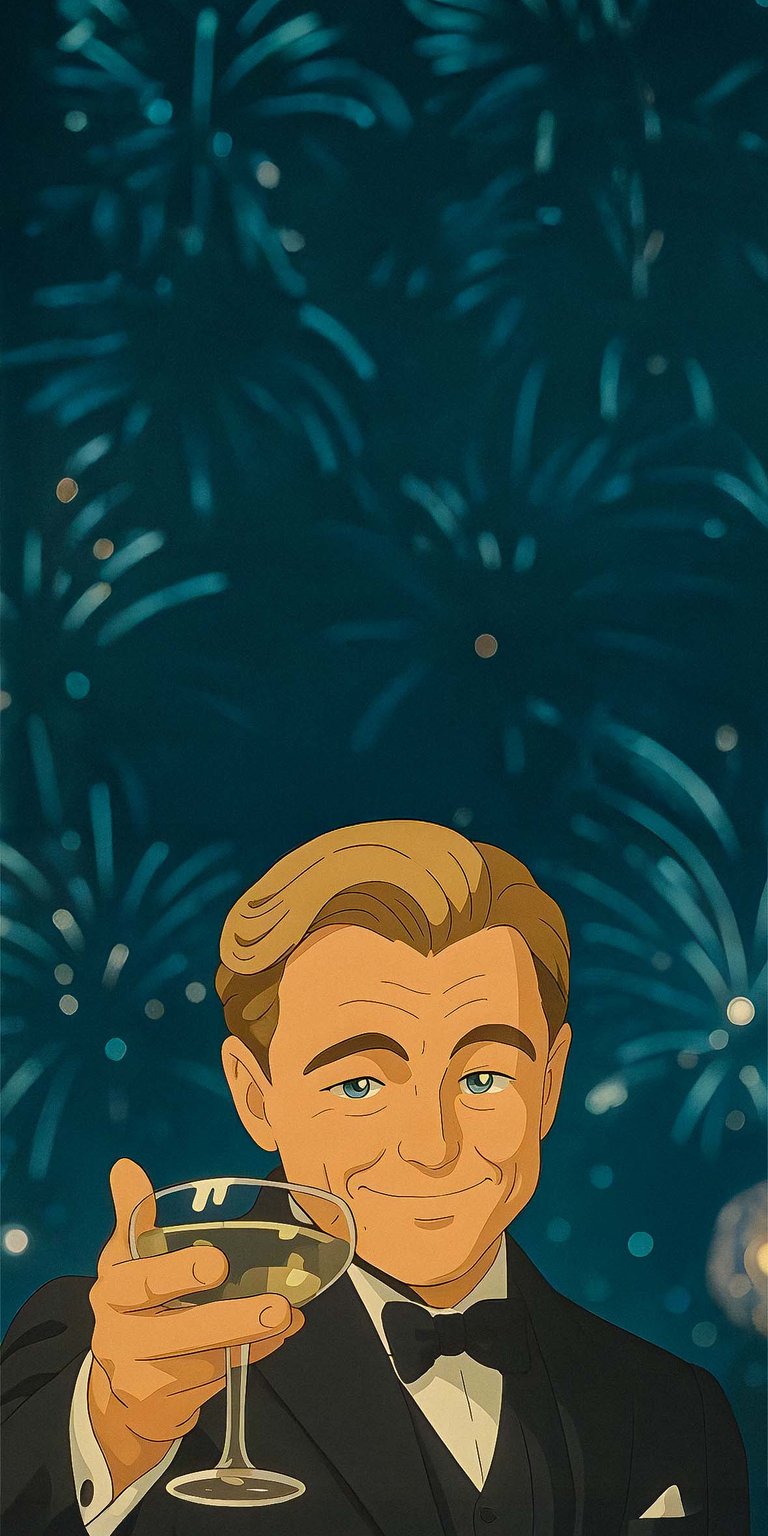 Great Gatsby Leonardo DiCaprio Ghibli Wallpaper HD mobile