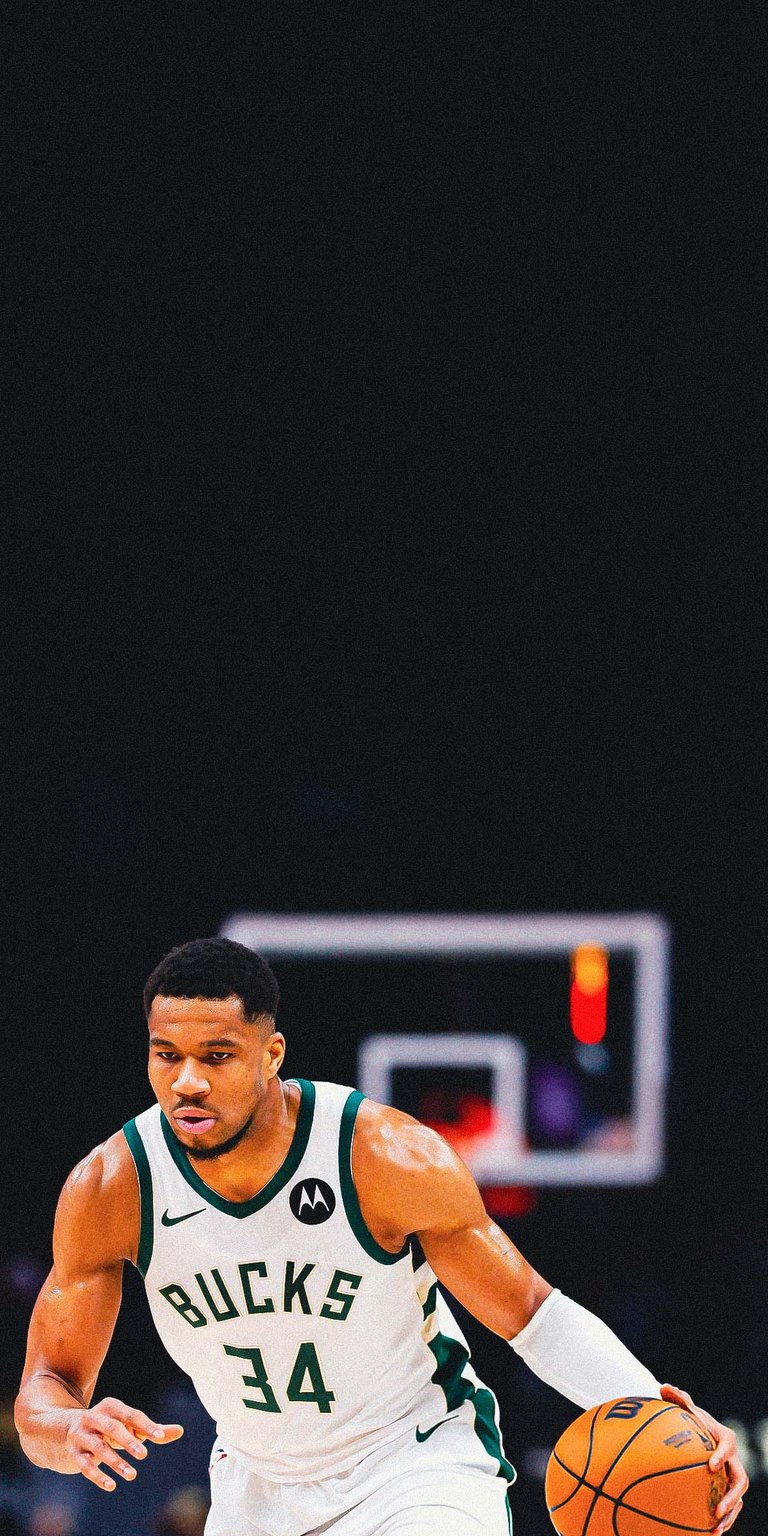 Giannis Antetokounmpo dribbles wallpaper iPhone