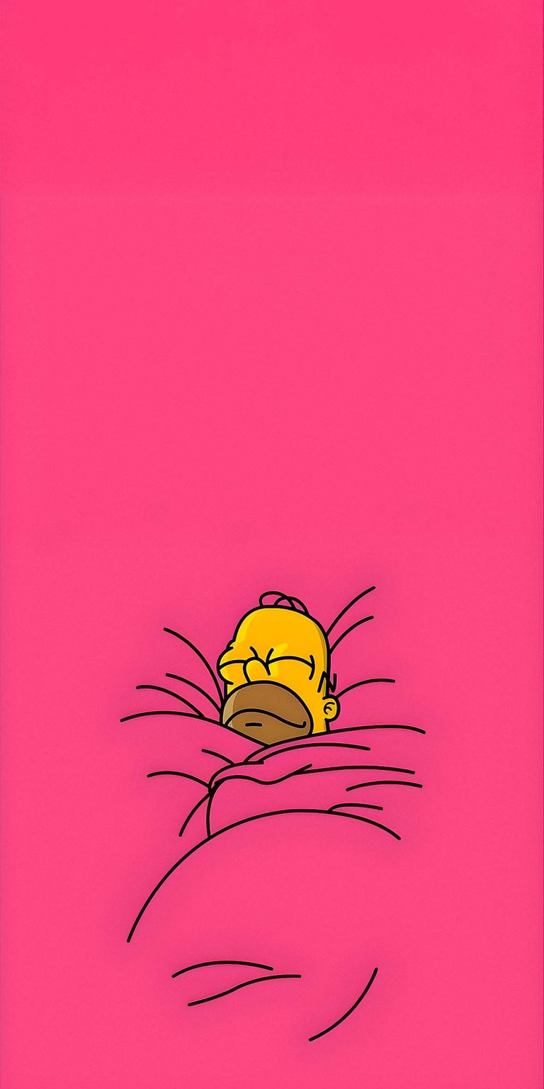Homer sleeping wallpaper HD iPhone
