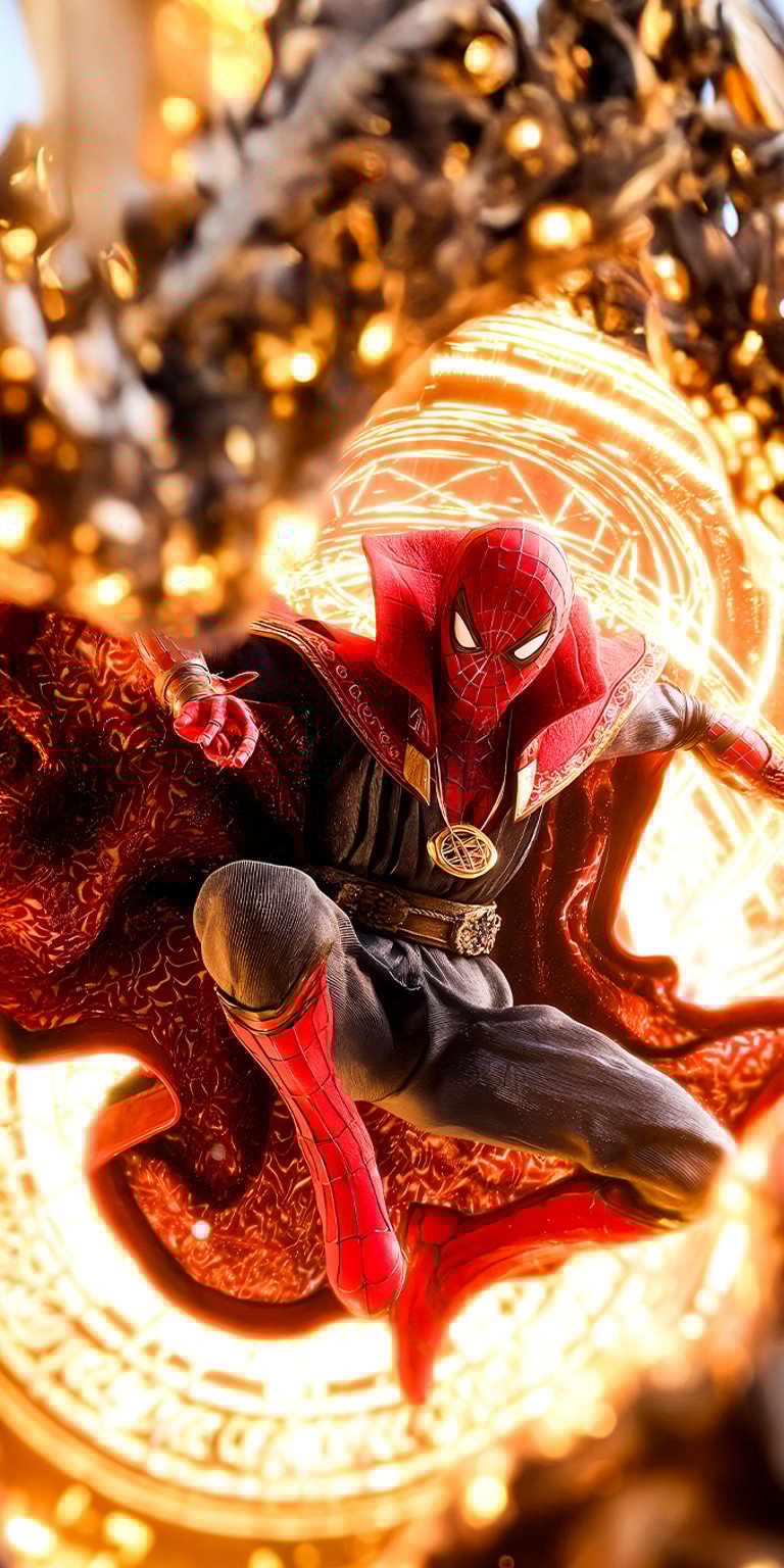 Spider-Man doctor strange wallpaper iPhone 4K