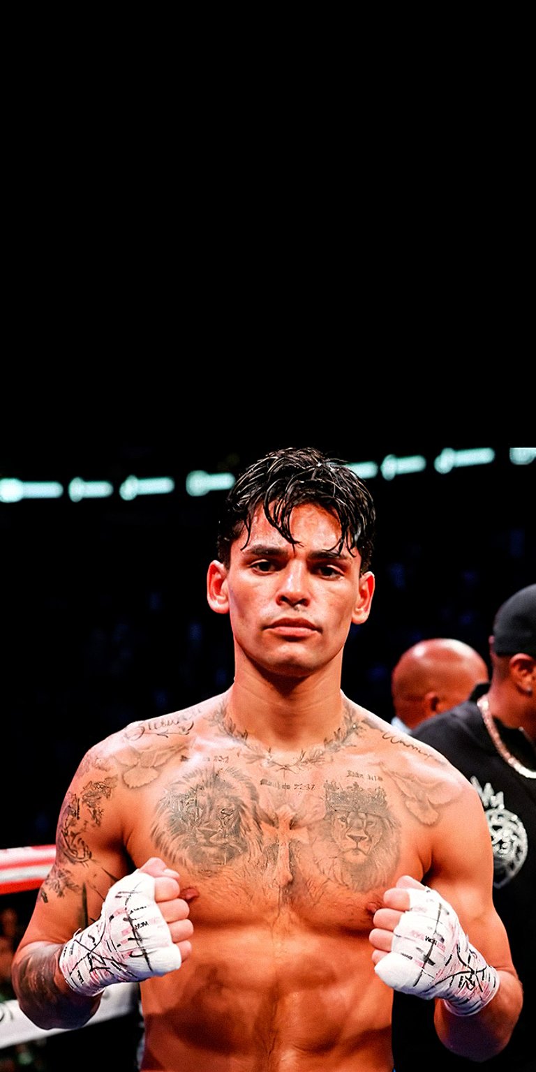 This is boxer Ryan Garcia. He is a former WBC interim lightweight champion and is one of the most popular boxers on social media wallpaper iPhone 4K
