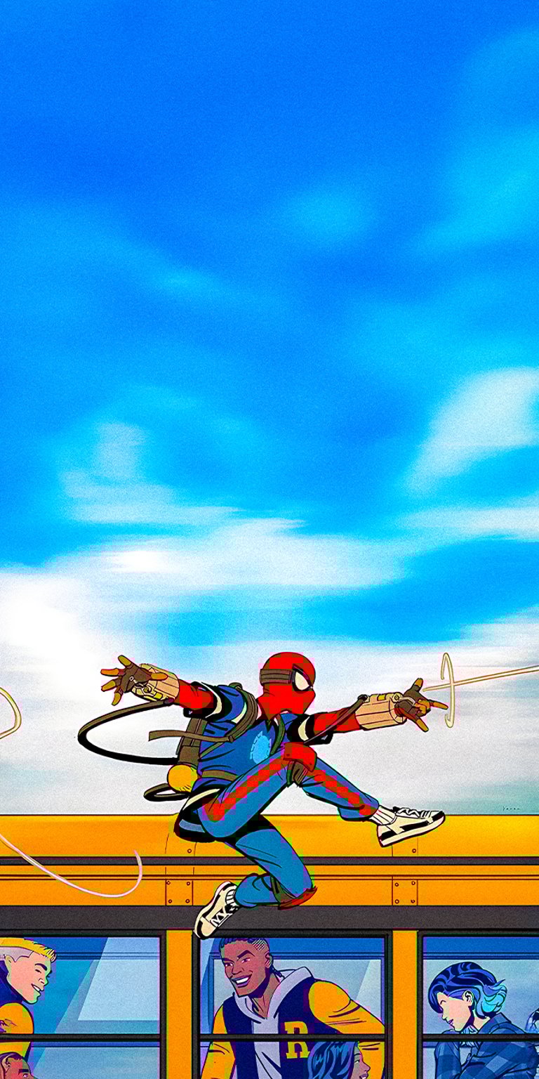 Your Friendly Neighborhood Spider-Man School wallpaper for mobile