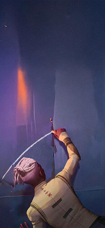 Ekko drawing matching wallpaper iPhone