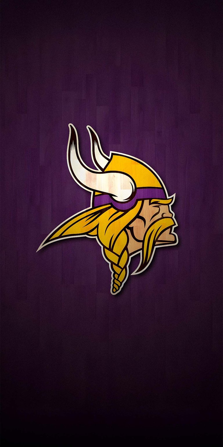 Minnesota Vikings logo wallpaper iPhone