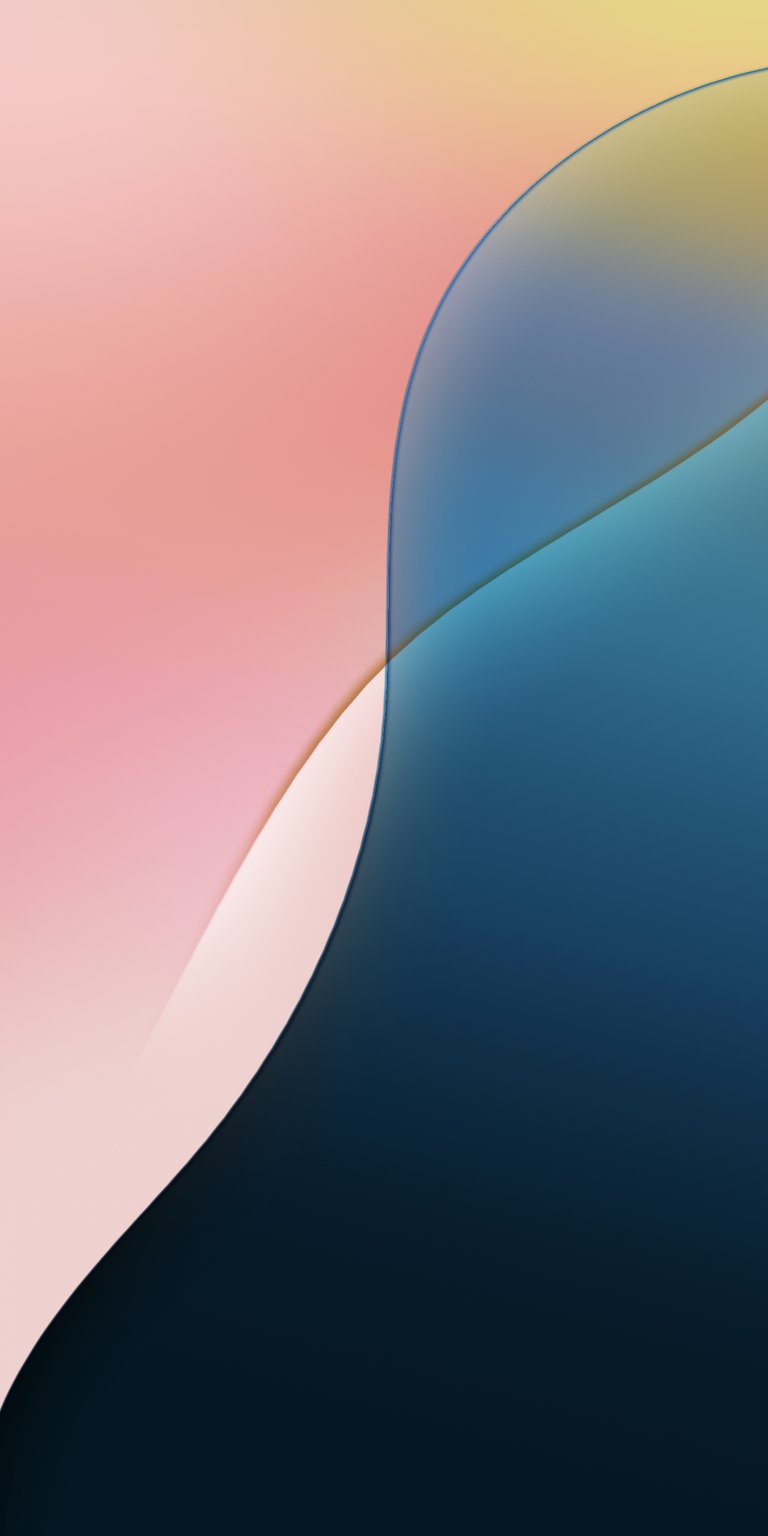 blue design image color curve wave ios 18 iphone lockscreen