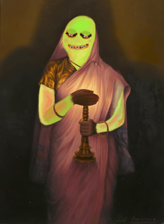 Fuzzy glow via S. L. Haldankar by Bilaal Raji Saheed