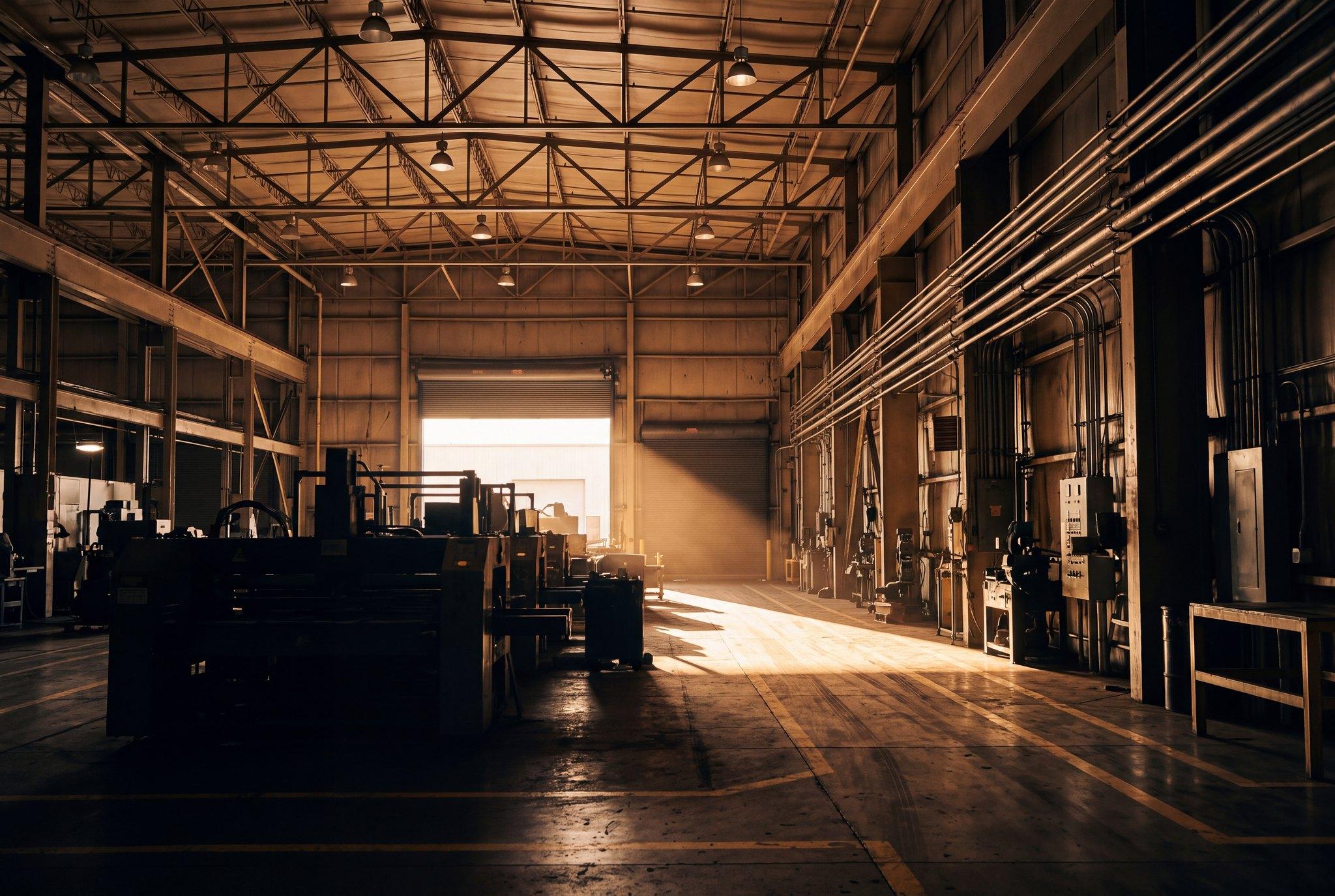 Manufacturing plant interior