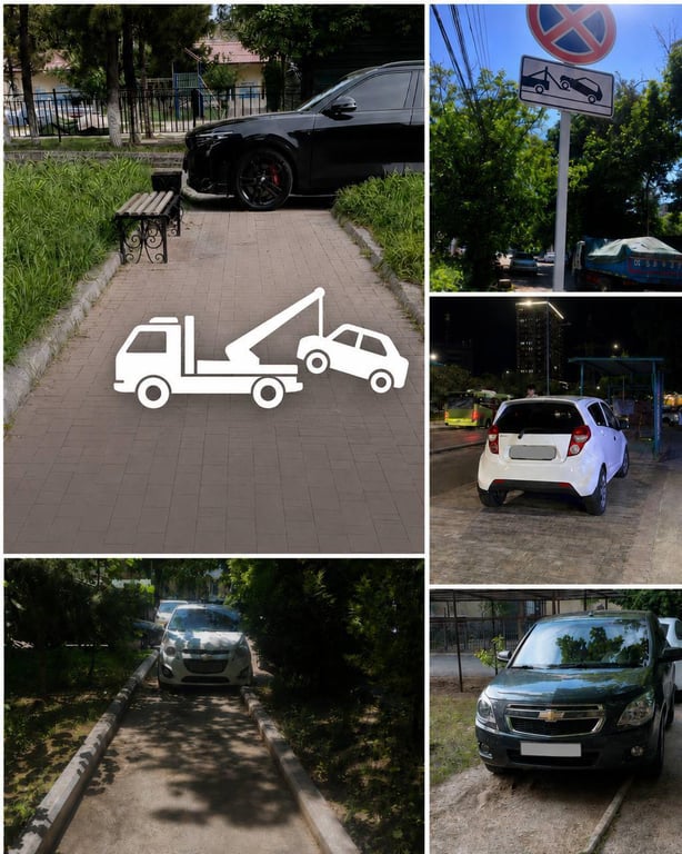 В Ташкенте начнут эвакуировать автомобили за неправильную парковку — заявление ЦОДД