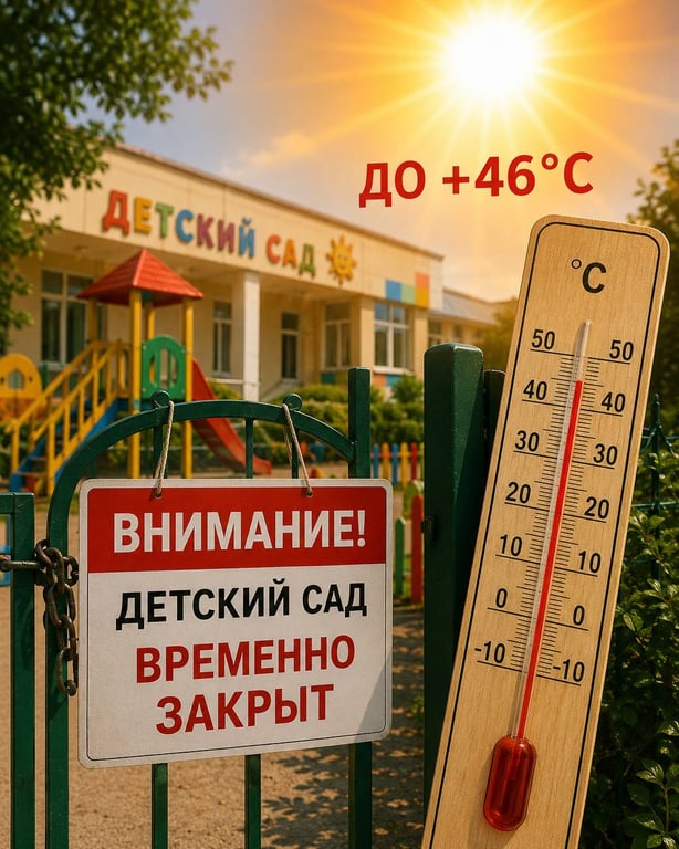 В Узбекистане детские сады могут закрыть из-за жары до +46°C