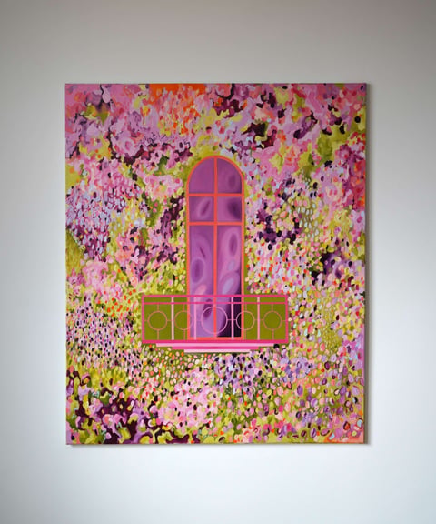 City of Gardens 08 - Obraz olejny 120x100 cm