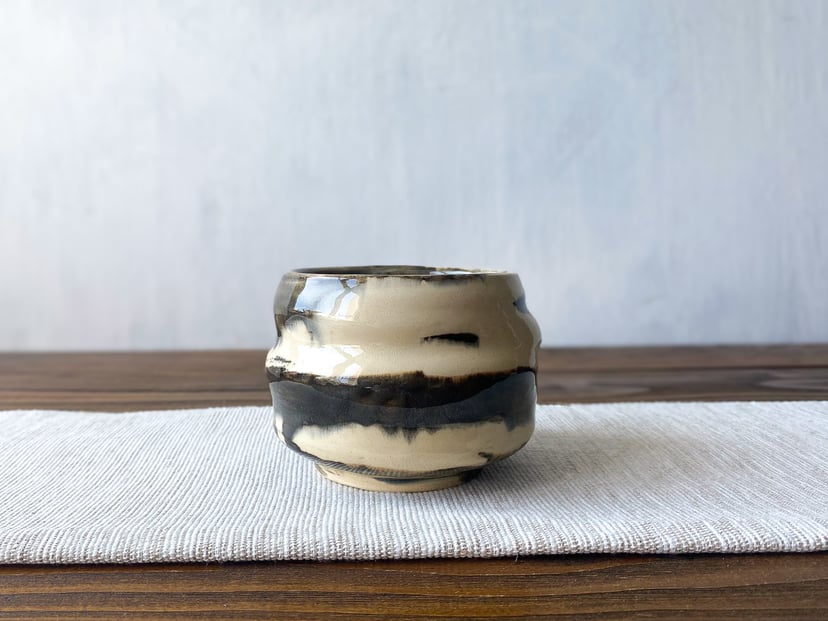 Chawan czarno-biały ZEN