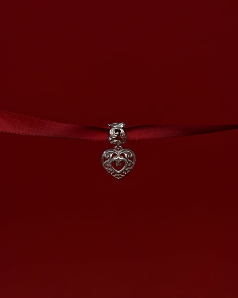 JULIET Choker, zawieszka z wstążką do wyboru