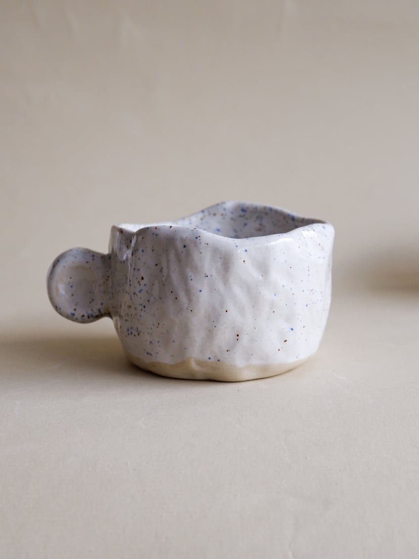 Espresso Speckled Mini Cup 04 - filiżanka espresso z kamionki