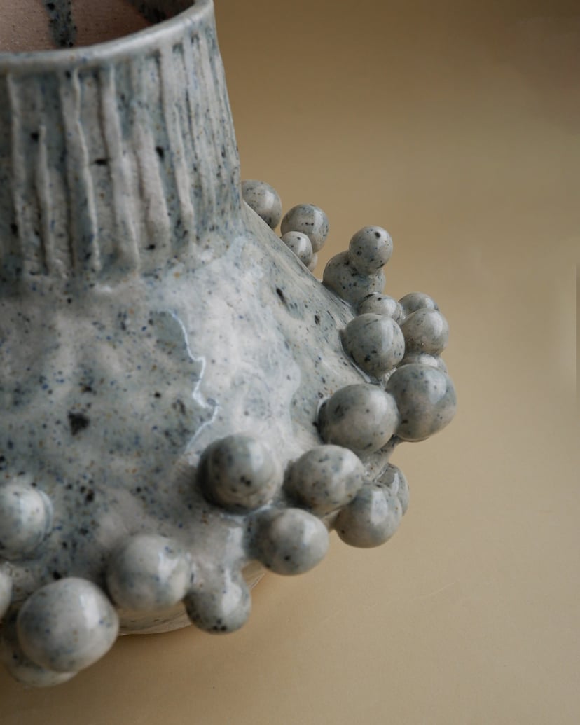 The Bubble- Width Shape Vase 12 - wazon ceramiczny z kolekcji The Bubble