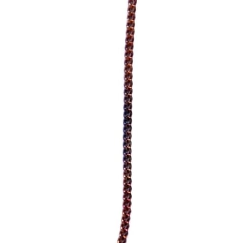 Łańcuszek ogniwkowy brązowy - 1 mm długość do wyboru 40-75 cm