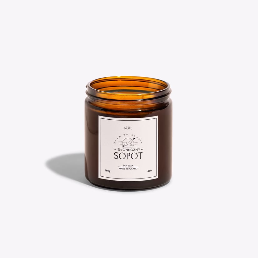 Świeca sojowa - Słoneczny Sopot - 350g