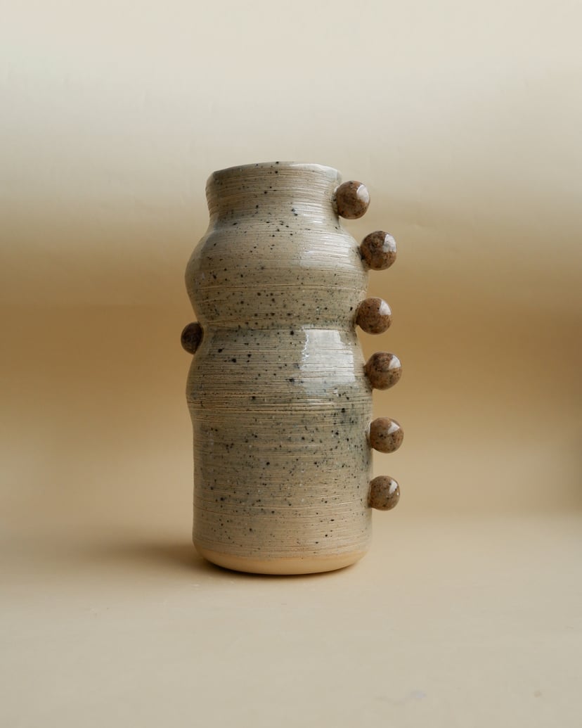 The Bubble- Mixed Color Clays Vase 11 - wazon ceramiczny z kolekcji The Bubble