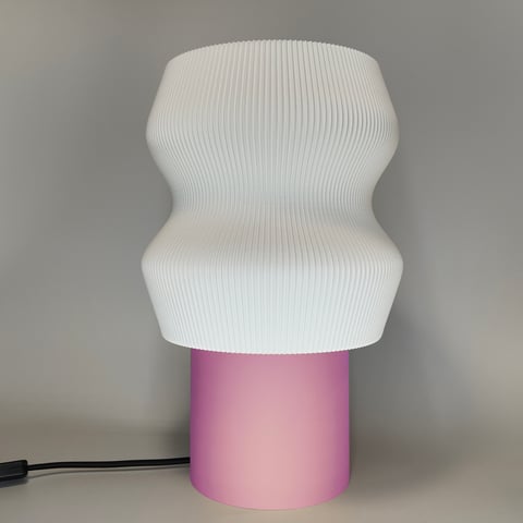 Lampka Ombra Grande Różowy Czarny
